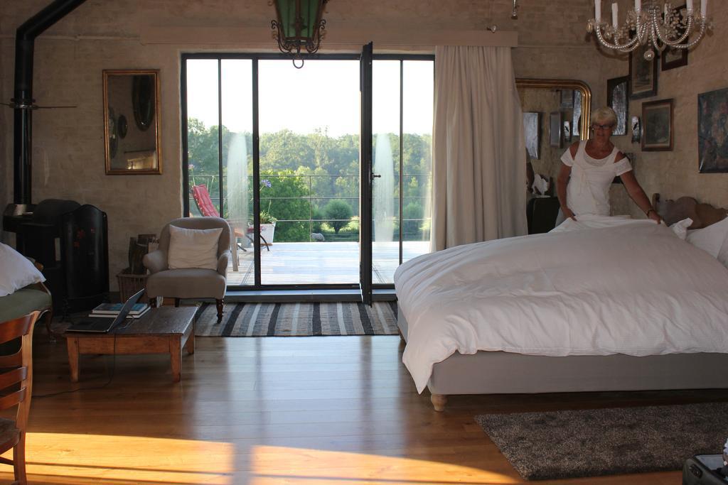 La Passiflore B&B Bossiere Phòng bức ảnh